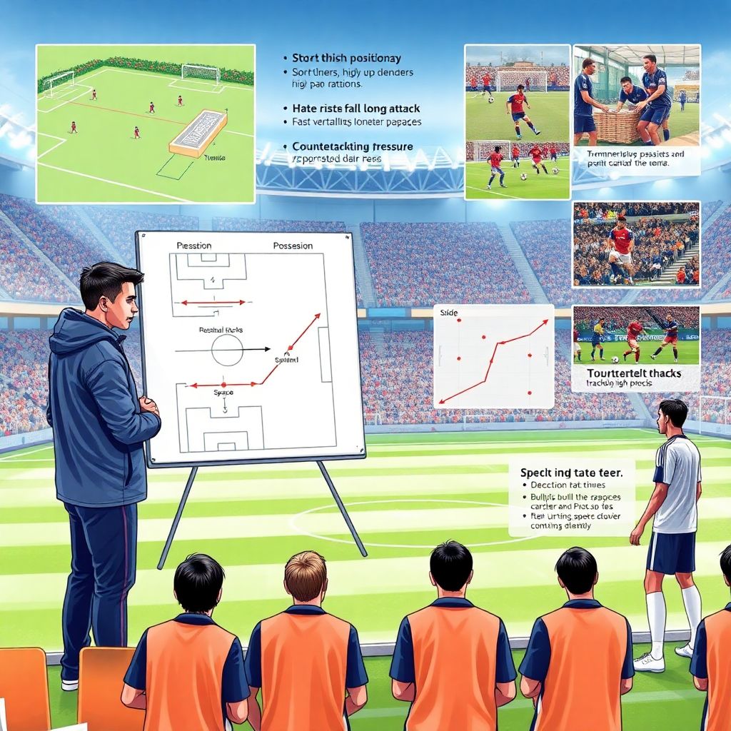 Установка на матч: как тренер выбирает стиль владения мячом и управляет игрой