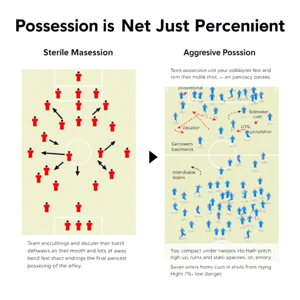 Как владение мячом влияет на результат матча: разбор ключевых футбольных метрик