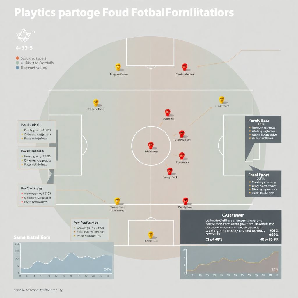 Динамика продуктивности игроков при разных формациях в современном футболе