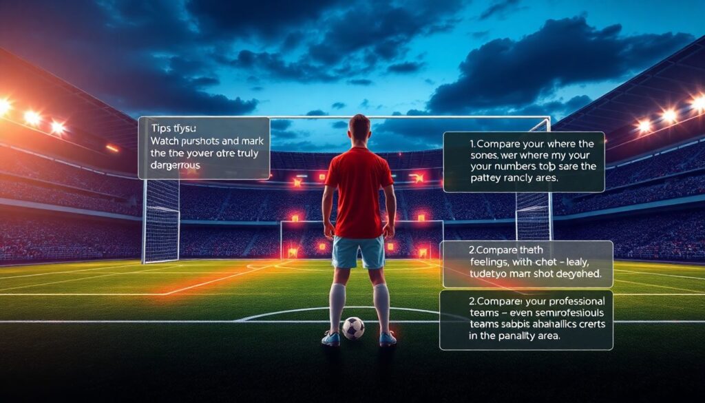 Аналитика штрафной площади: удары, блоки, позиции - иллюстрация