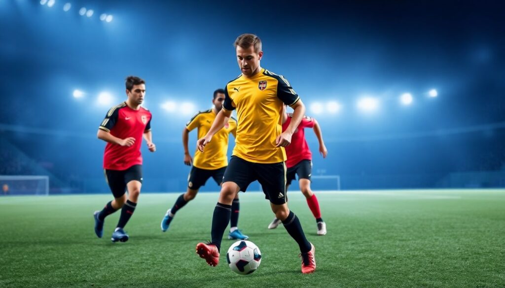 Роль полузащитников в контроле темпа игры - иллюстрация