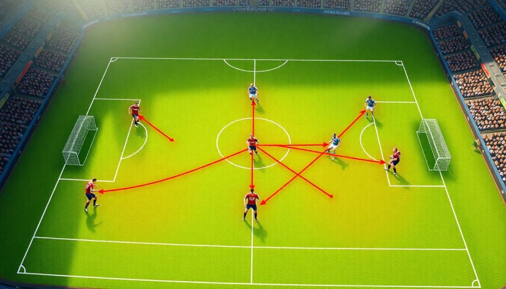 Роль полузащитников в контроле темпа игры - иллюстрация