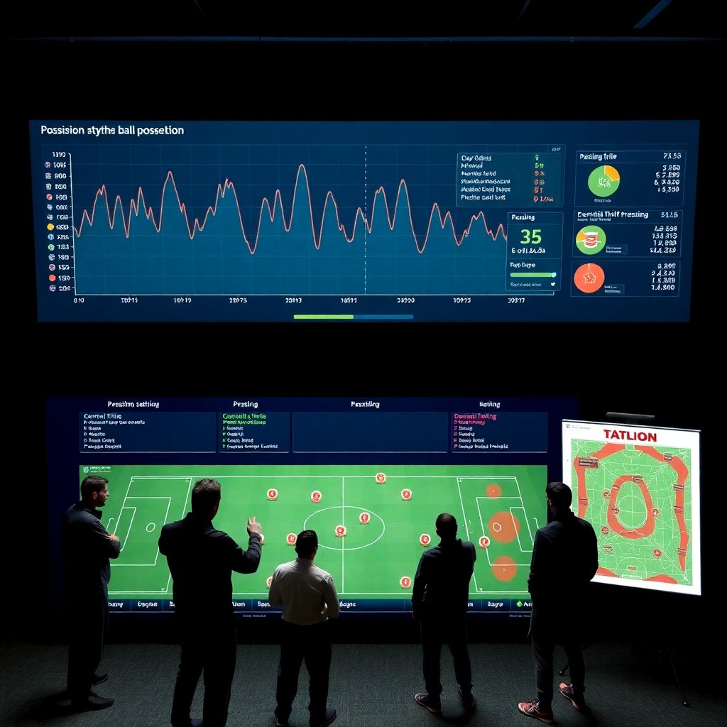 Как считывать прессинг соперника по графикам владения мячом в футболе