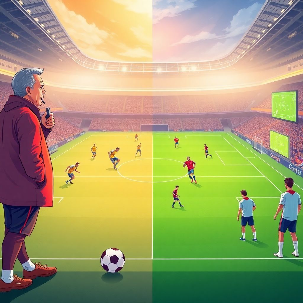 Изменение стиля игры в эпоху модернизации футбола и влияние на тактику клубов