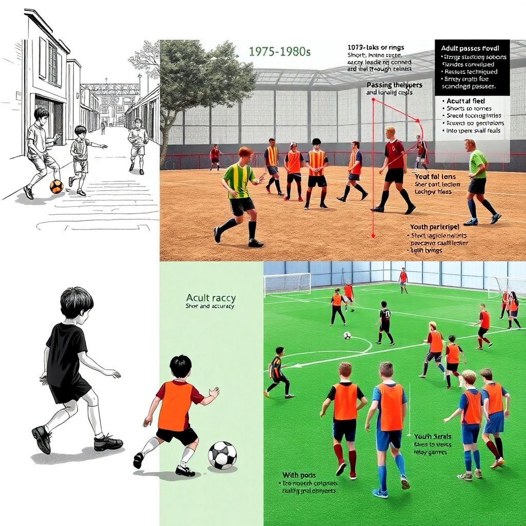 Как игроки развивают точность передачи на тренировках в футболе