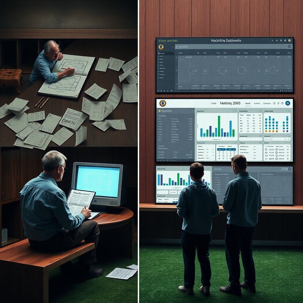 История интерфейсов данных и аналитики футбола: развитие технологий анализа