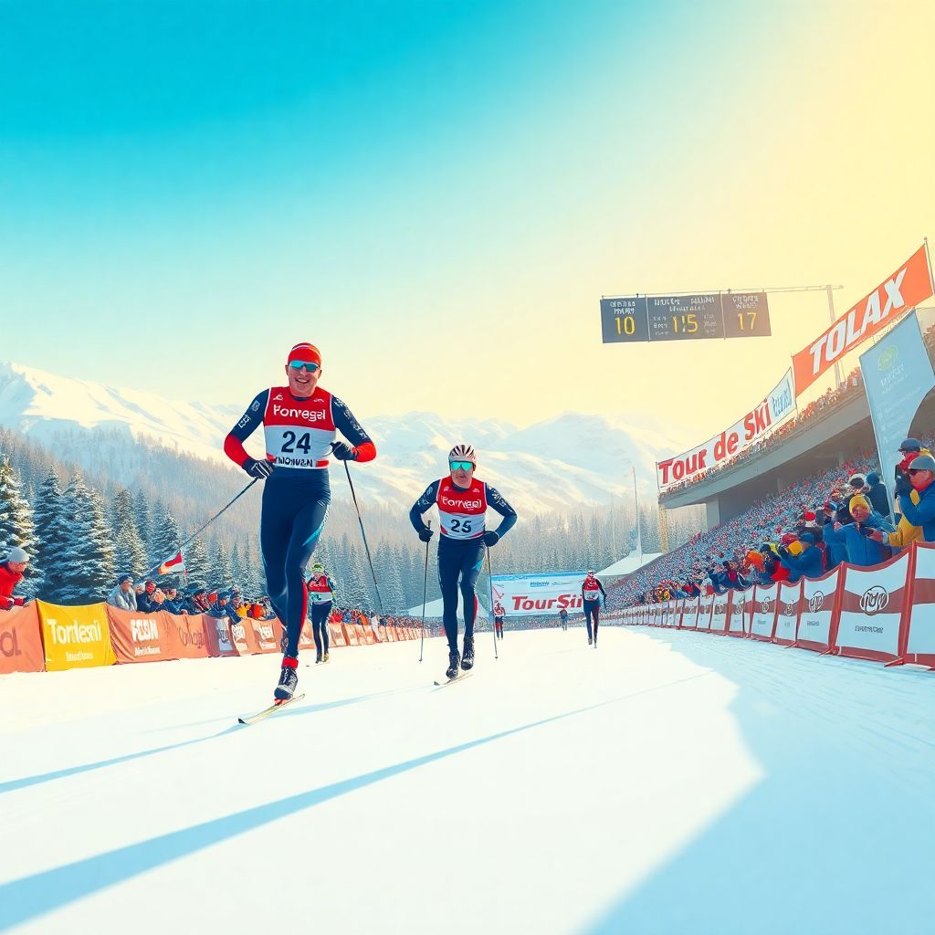 Тур де Ски: Клебо и Скистад выигрывают спринт и подтверждают лидерство