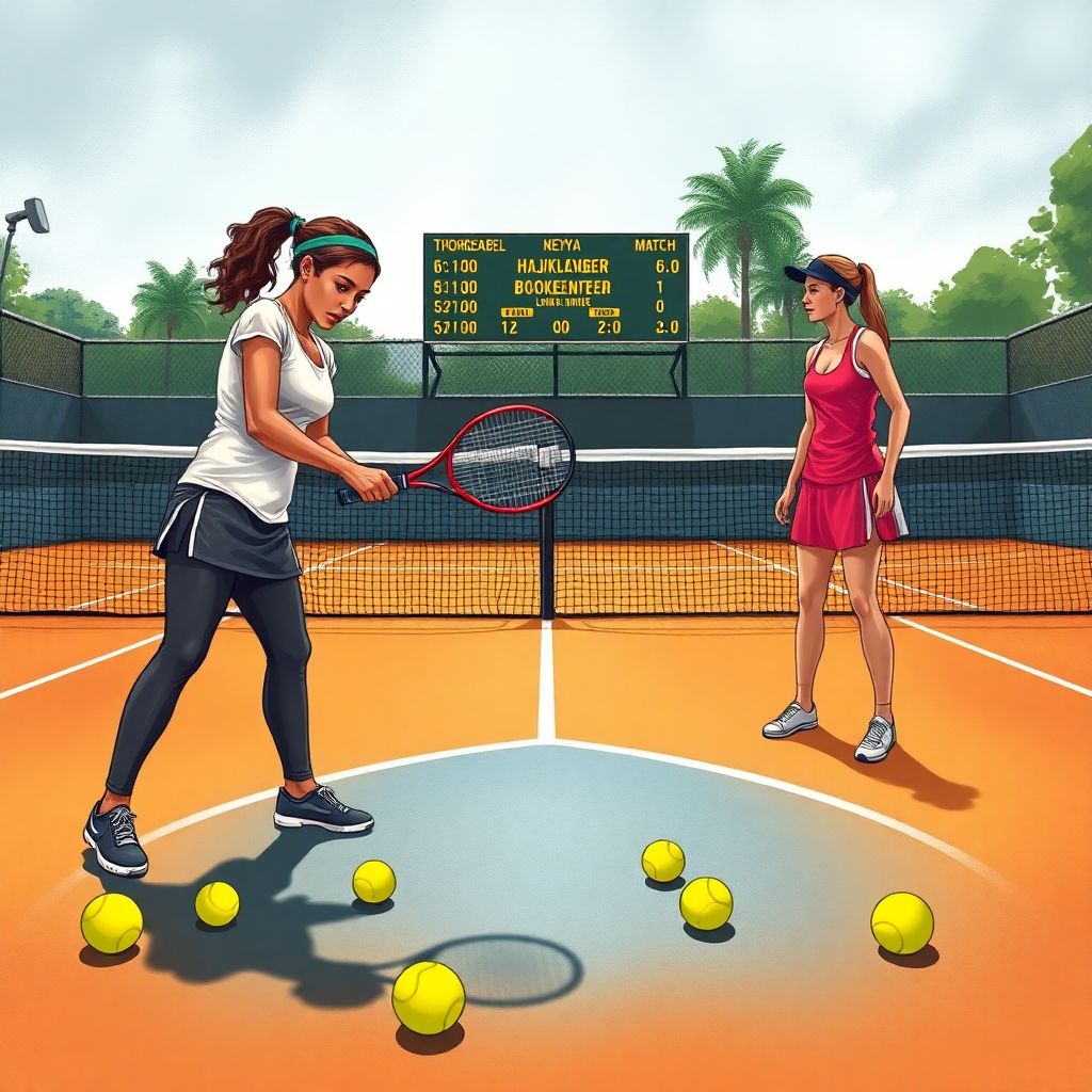 Самая странная теннисистка мира: 38 минут позора, потрясших интернет