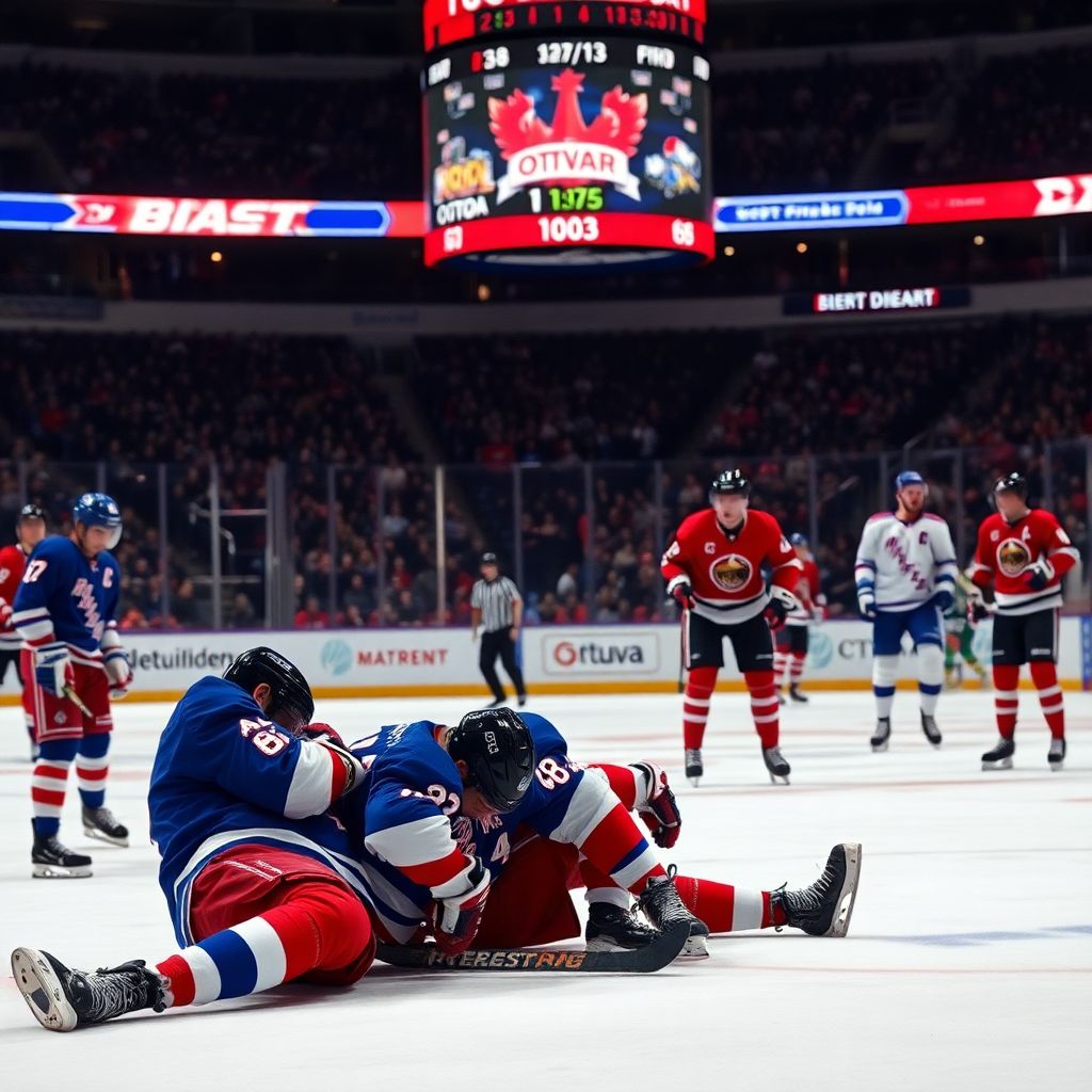 Без Артемия Панарина Нью-Йорк Рейнджерс рушатся в атакующий кризис