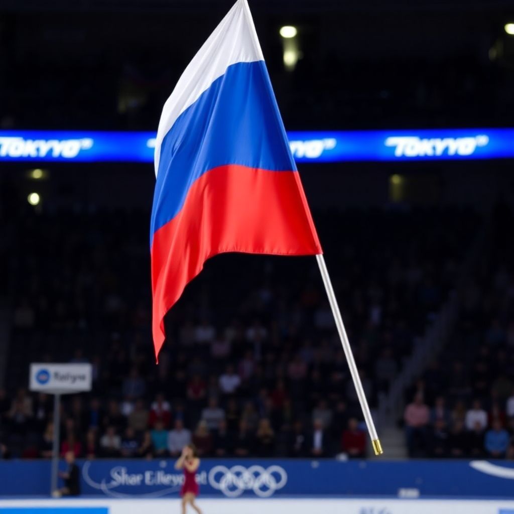 Российский триколор появился на турнире по фигурному катанию в Токио
